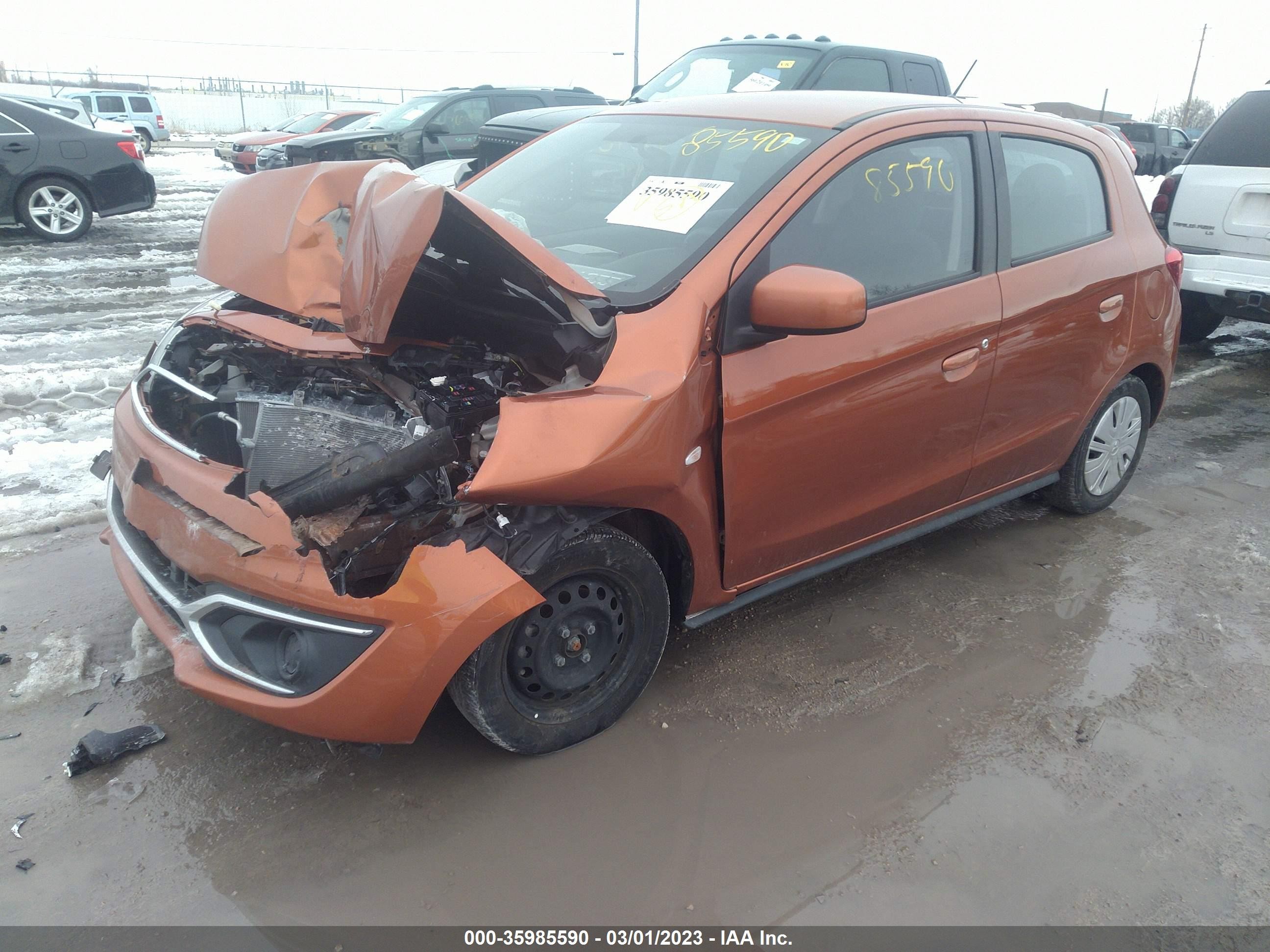 Photo 1 VIN: ML32A3HJ2HH020173 - MITSUBISHI MIRAGE 