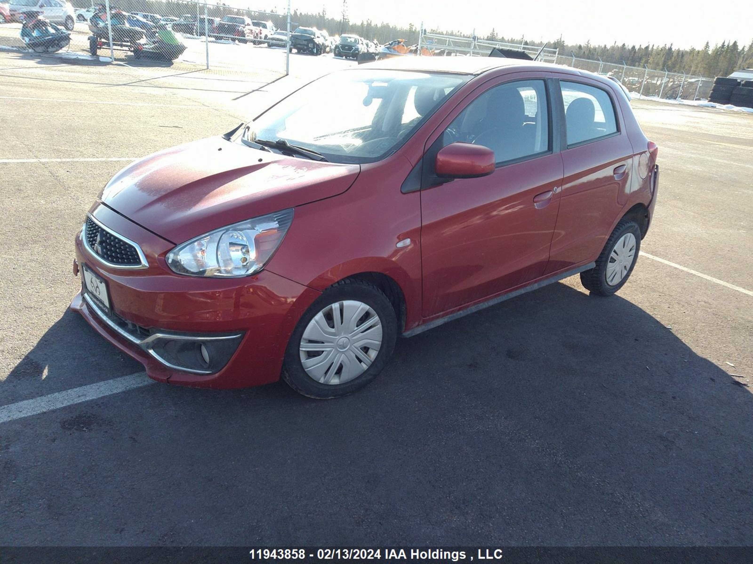 Photo 1 VIN: ML32A3HJ2JH003654 - MITSUBISHI MIRAGE 