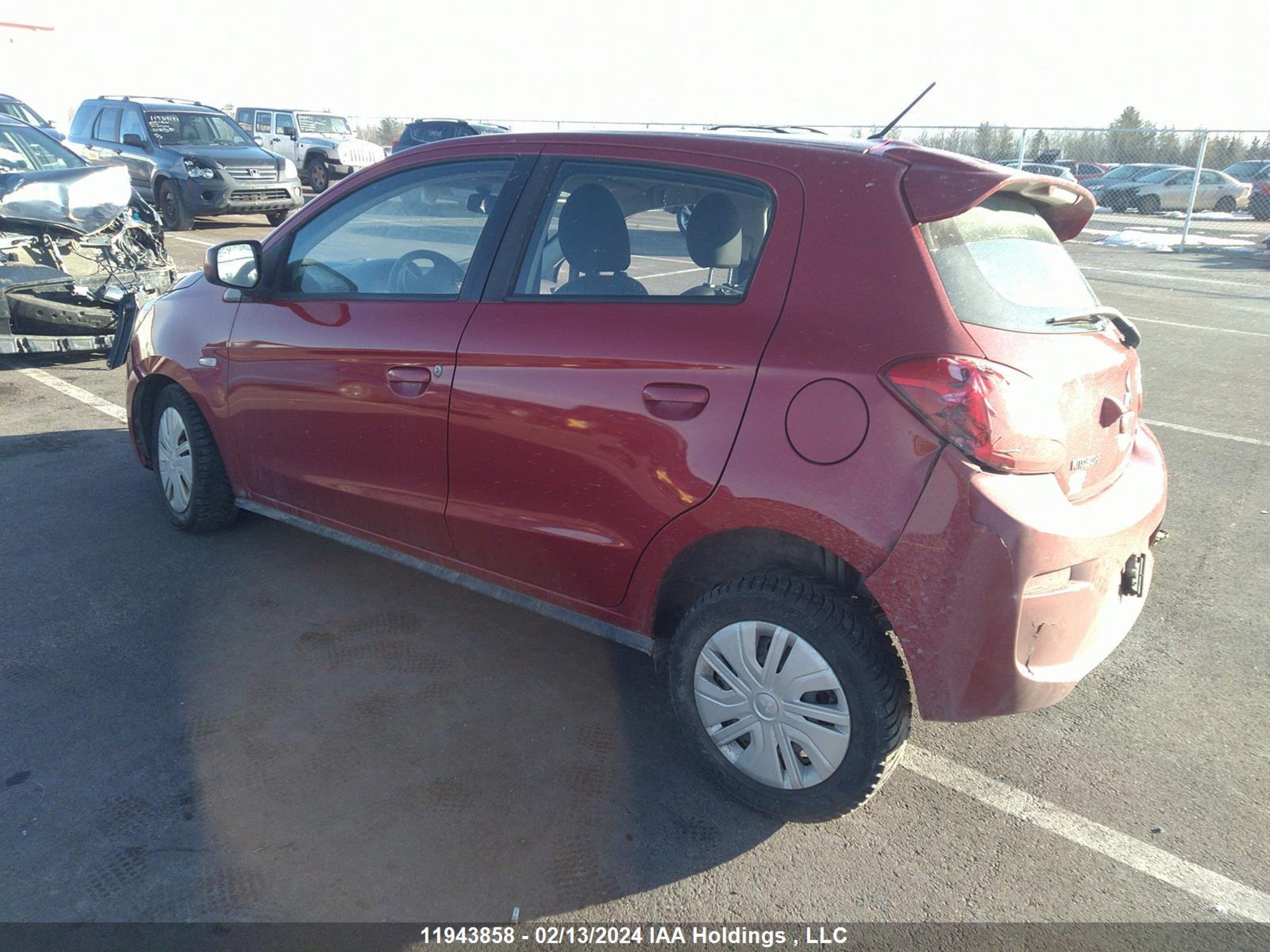 Photo 2 VIN: ML32A3HJ2JH003654 - MITSUBISHI MIRAGE 