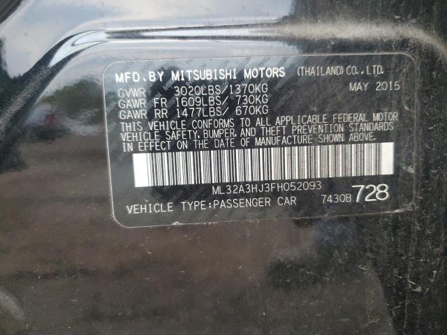 Photo 12 VIN: ML32A3HJ3FH052093 - MITSUBISHI MIRAGE 