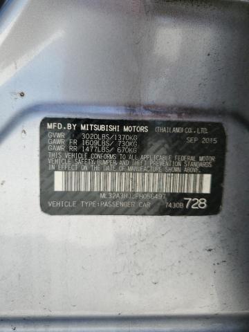 Photo 11 VIN: ML32A3HJ3FH056497 - MITSUBISHI MIRAGE 