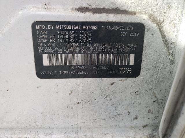 Photo 11 VIN: ML32A3HJ3LH000555 - MITSUBISHI MIRAGE ES 