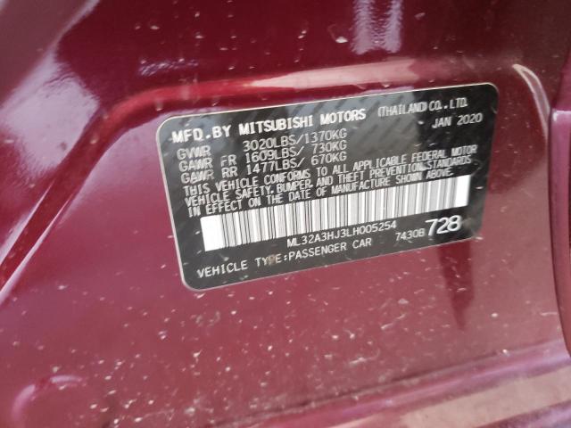 Photo 9 VIN: ML32A3HJ3LH005254 - MITSUBISHI MIRAGE ES 