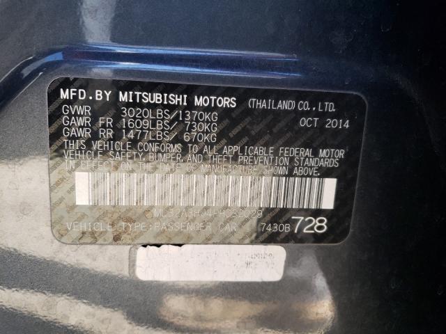 Photo 9 VIN: ML32A3HJ4FH032029 - MITSUBISHI MIRAGE DE 