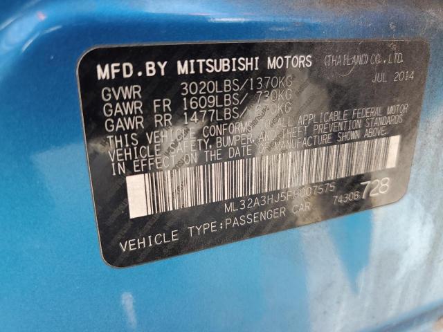 Photo 11 VIN: ML32A3HJ5FH007575 - MITSUBISHI MIRAGE 