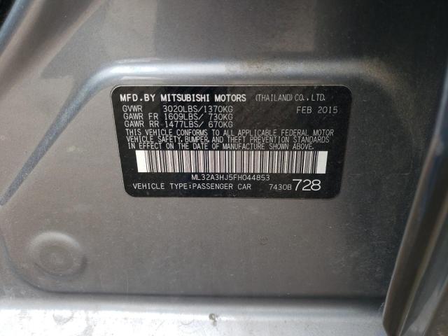 Photo 11 VIN: ML32A3HJ5FH044853 - MITSUBISHI MIRAGE DE 