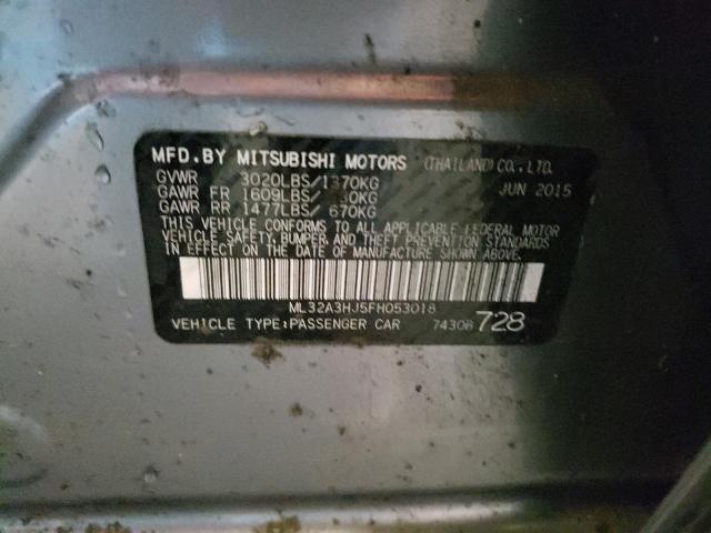 Photo 12 VIN: ML32A3HJ5FH053018 - MITSUBISHI MIRAGE DE 