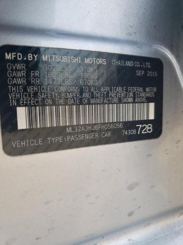 Photo 11 VIN: ML32A3HJ6FH056056 - MITSUBISHI MIRAGE 