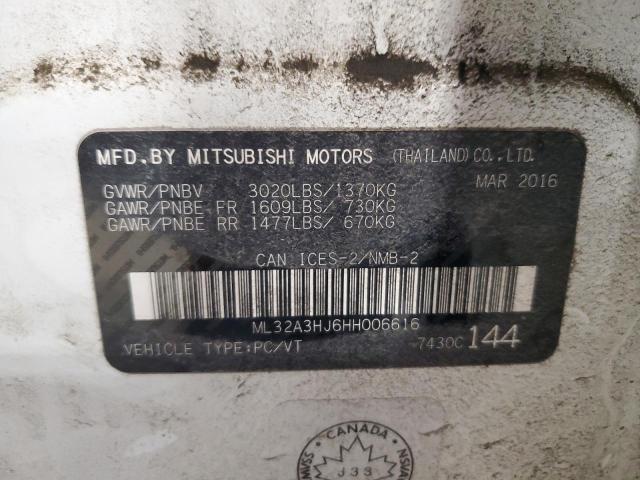 Photo 11 VIN: ML32A3HJ6HH006616 - MITSUBISHI MIRAGE 