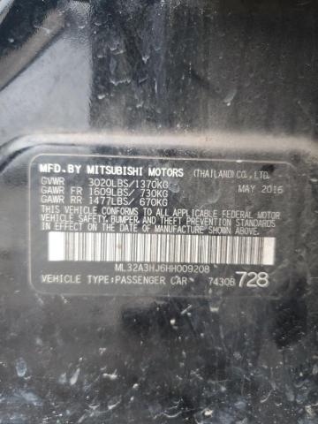 Photo 12 VIN: ML32A3HJ6HH009208 - MITSUBISHI MIRAGE 