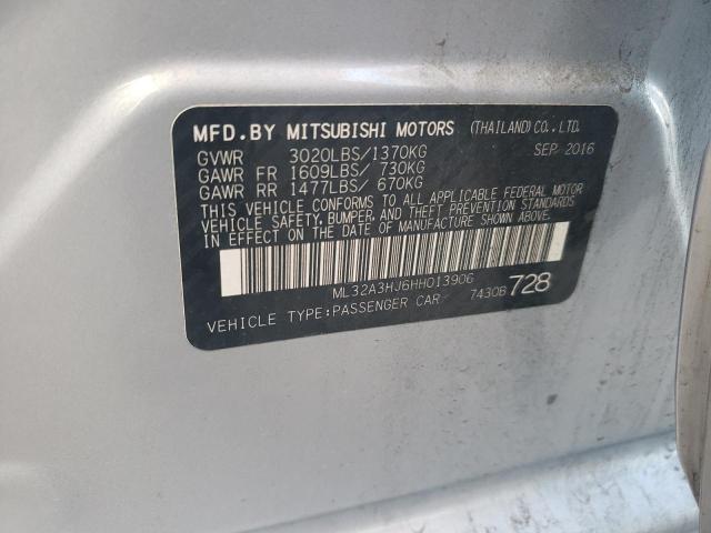 Photo 11 VIN: ML32A3HJ6HH013906 - MITSUBISHI MIRAGE ES 