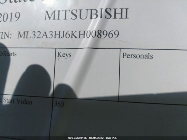 Photo 8 VIN: ML32A3HJ6KH008969 - MITSUBISHI MIRAGE 