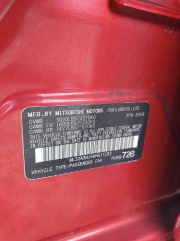 Photo 11 VIN: ML32A3HJ6KH013282 - MITSUBISHI MIRAGE ES 