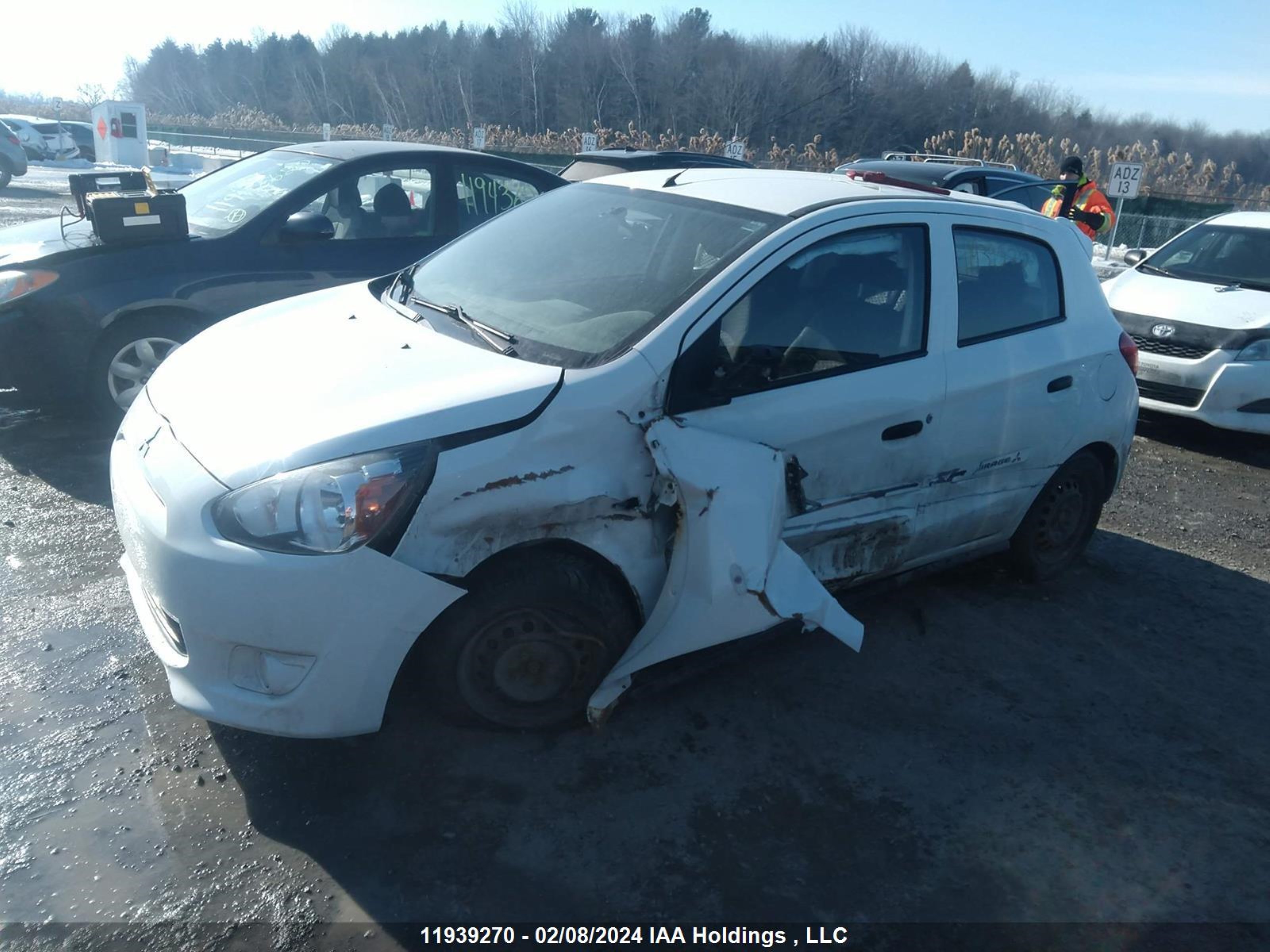 Photo 1 VIN: ML32A3HJ7EH001307 - MITSUBISHI MIRAGE 