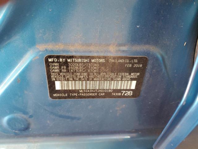 Photo 13 VIN: ML32A3HJ7JH010180 - MITSUBISHI MIRAGE ES 