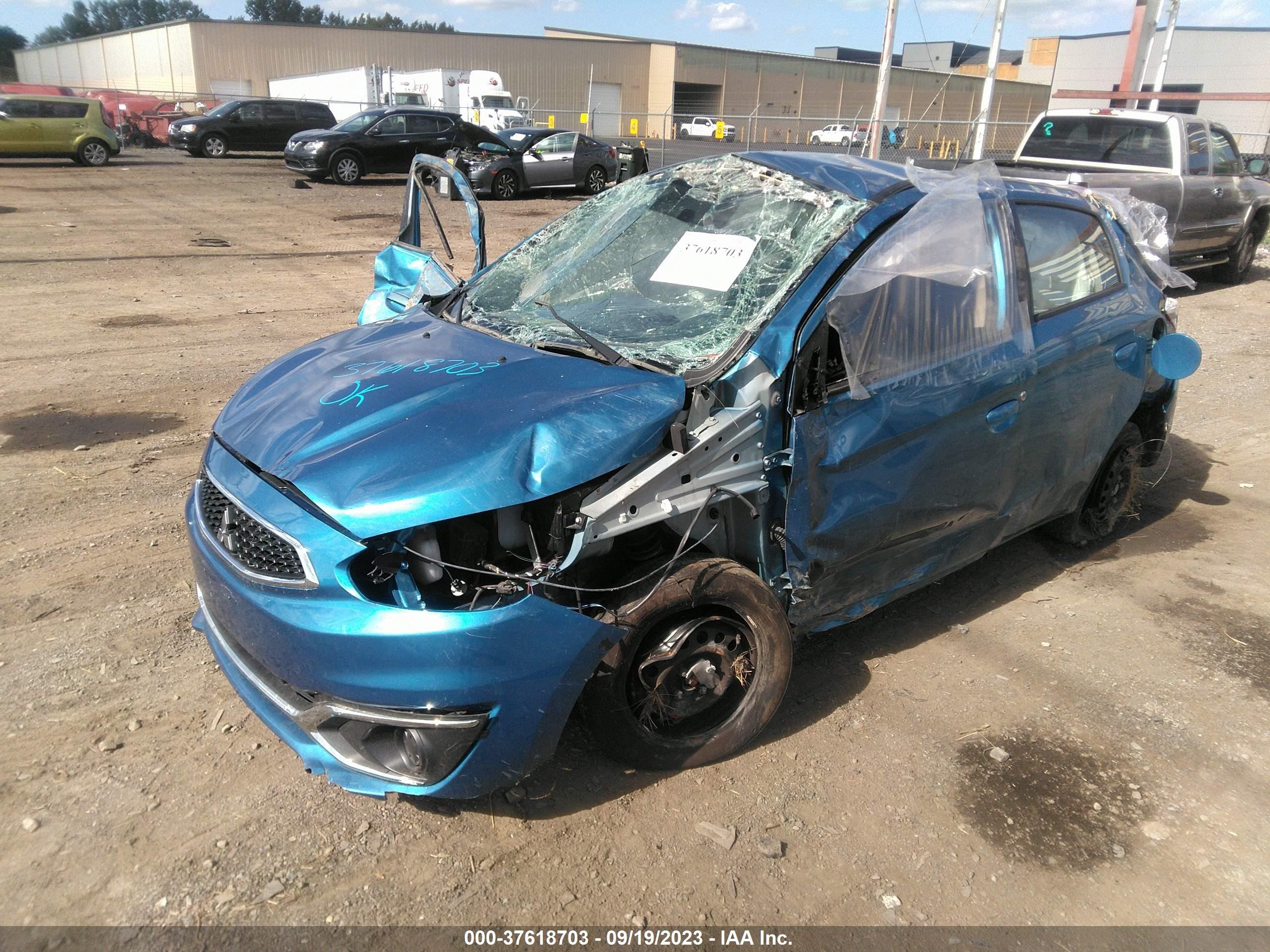 Photo 1 VIN: ML32A3HJ7KH000427 - MITSUBISHI MIRAGE 