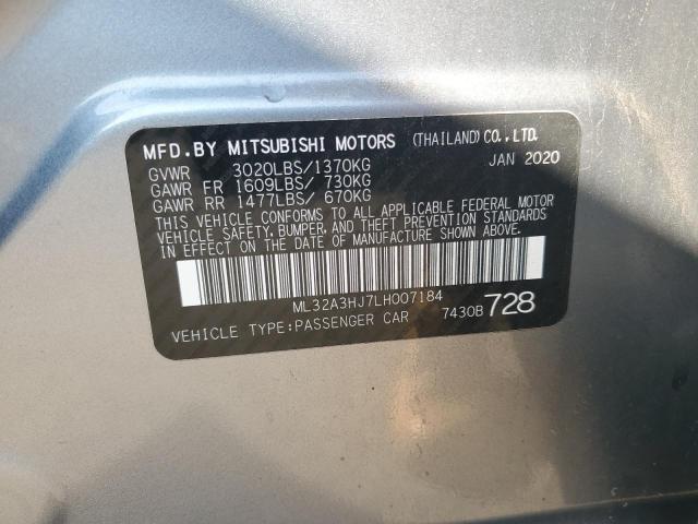 Photo 11 VIN: ML32A3HJ7LH007184 - MITSUBISHI MIRAGE 