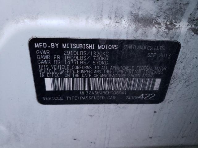 Photo 11 VIN: ML32A3HJ8EH008041 - MITSUBISHI MIRAGE 