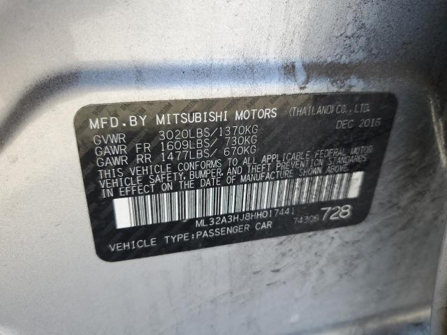 Photo 11 VIN: ML32A3HJ8HH017441 - MITSUBISHI MIRAGE ES 