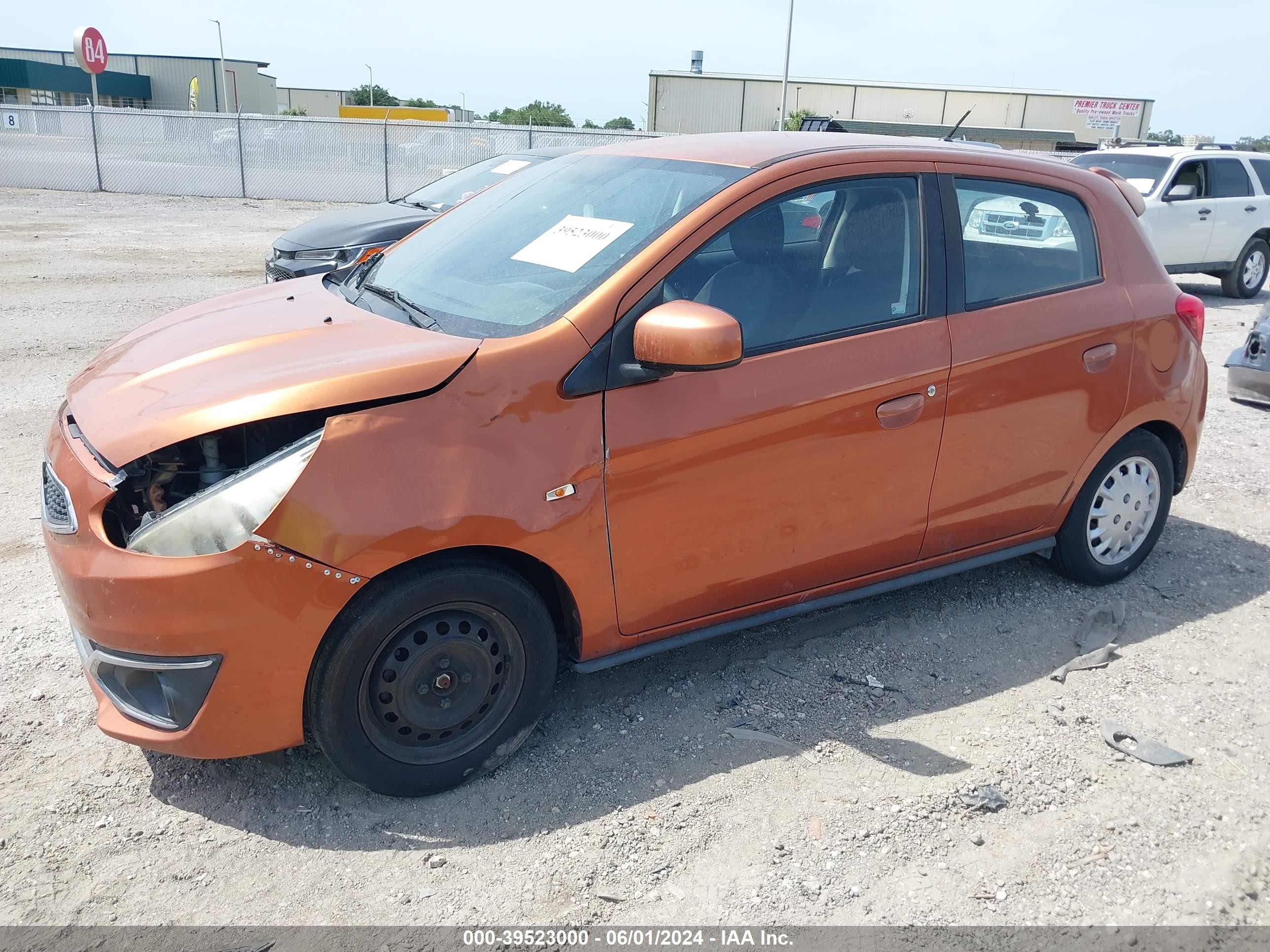 Photo 1 VIN: ML32A3HJ8HH018718 - MITSUBISHI MIRAGE 