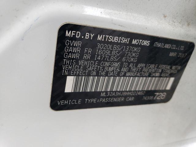 Photo 11 VIN: ML32A3HJ8HH022462 - MITSUBISHI MIRAGE ES 