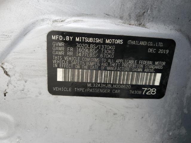 Photo 11 VIN: ML32A3HJ8LH004620 - MITSUBISHI MIRAGE 