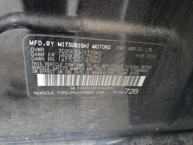 Photo 9 VIN: ML32A3HJ9FH044340 - MITSUBISHI MIRAGE DE 