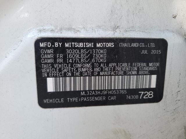 Photo 11 VIN: ML32A3HJ9FH053765 - MITSUBISHI MIRAGE DE 