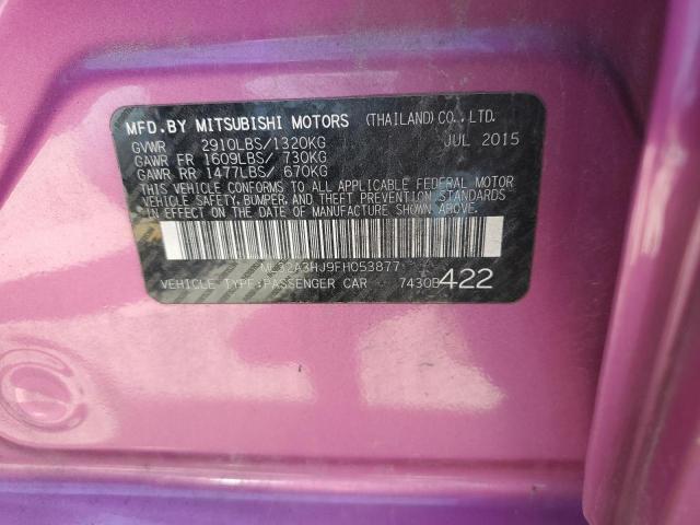 Photo 11 VIN: ML32A3HJ9FH053877 - MITSUBISHI MIRAGE 