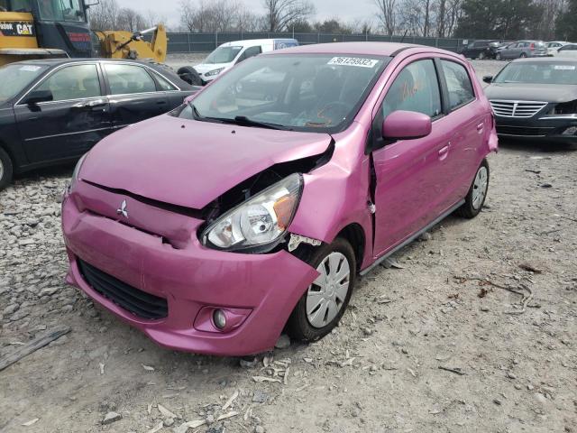 Photo 1 VIN: ML32A3HJ9FH056262 - MITSUBISHI MIRAGE DE 