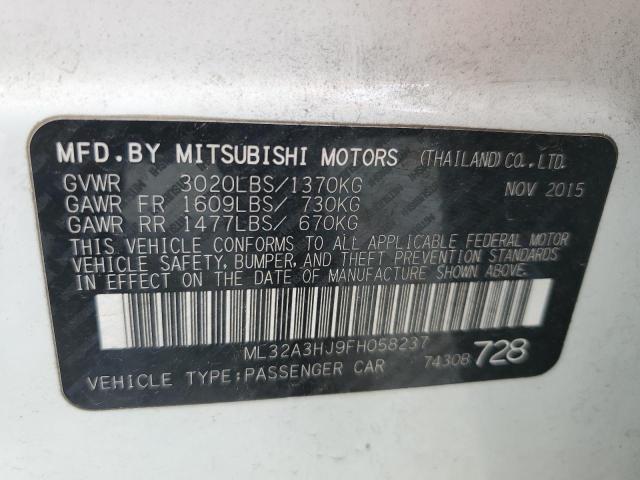 Photo 12 VIN: ML32A3HJ9FH058237 - MITSUBISHI MIRAGE DE 