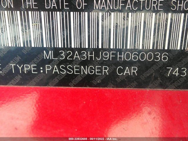 Photo 8 VIN: ML32A3HJ9FH060036 - MITSUBISHI MIRAGE 