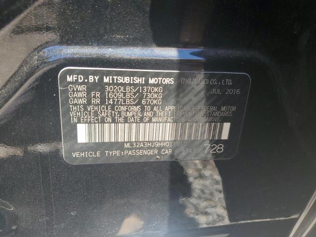 Photo 11 VIN: ML32A3HJ9HH011910 - MITSUBISHI MIRAGE ES 