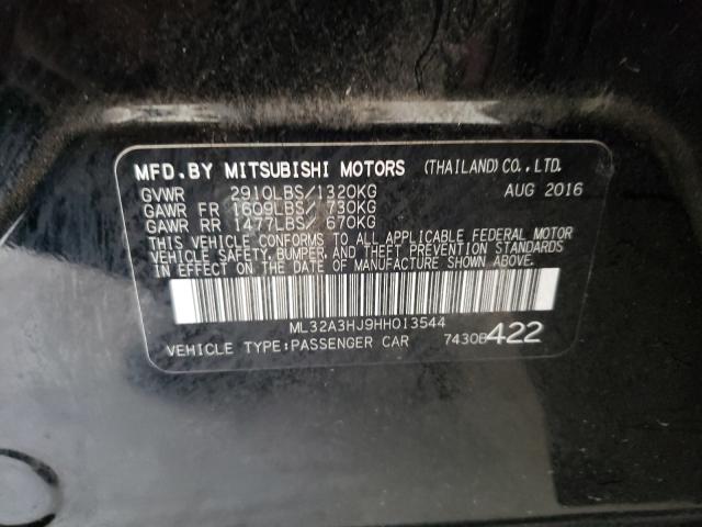 Photo 9 VIN: ML32A3HJ9HH013544 - MITSUBISHI MIRAGE ES 