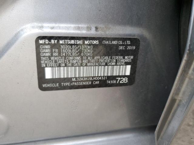 Photo 12 VIN: ML32A3HJ9LH004321 - MITSUBISHI MIRAGE 