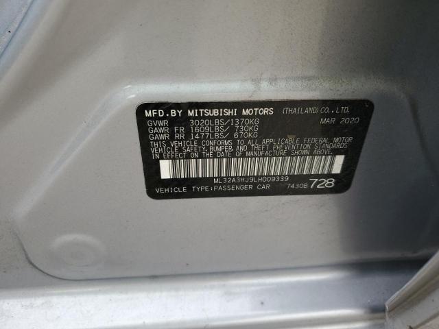 Photo 11 VIN: ML32A3HJ9LH009339 - MITSUBISHI MIRAGE 