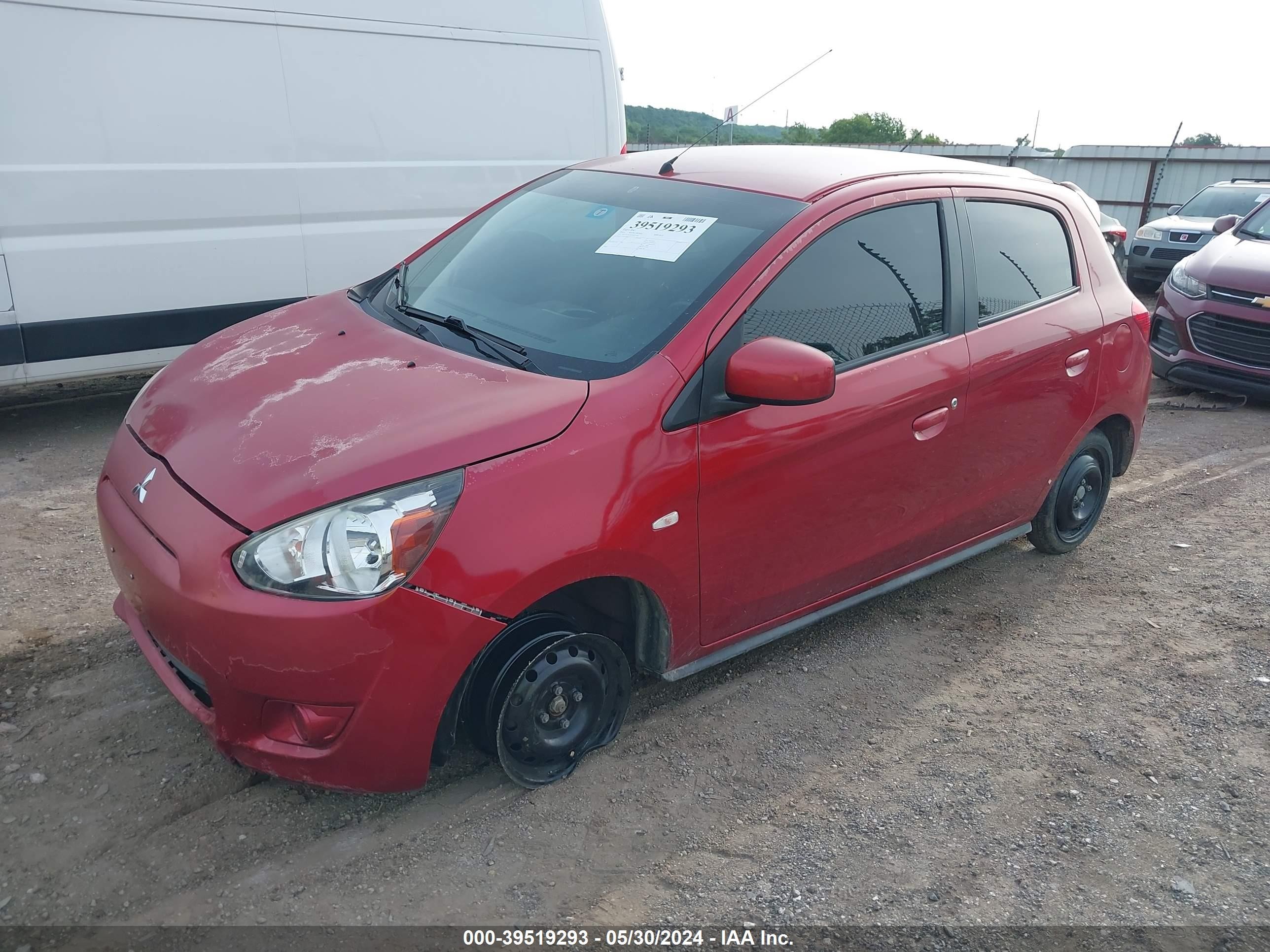 Photo 1 VIN: ML32A3HJXEH011586 - MITSUBISHI MIRAGE 