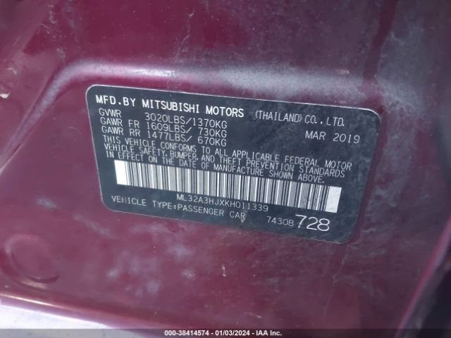 Photo 8 VIN: ML32A3HJXKH011339 - KIA FORTE 