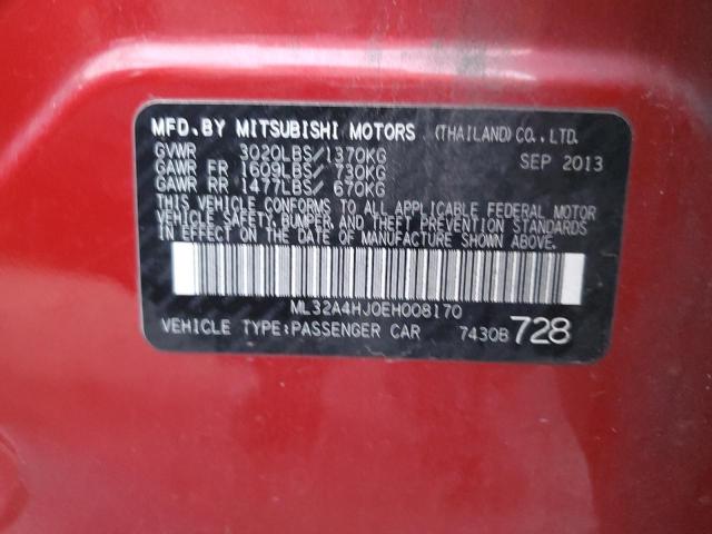 Photo 11 VIN: ML32A4HJ0EH008170 - MITSUBISHI MIRAGE 