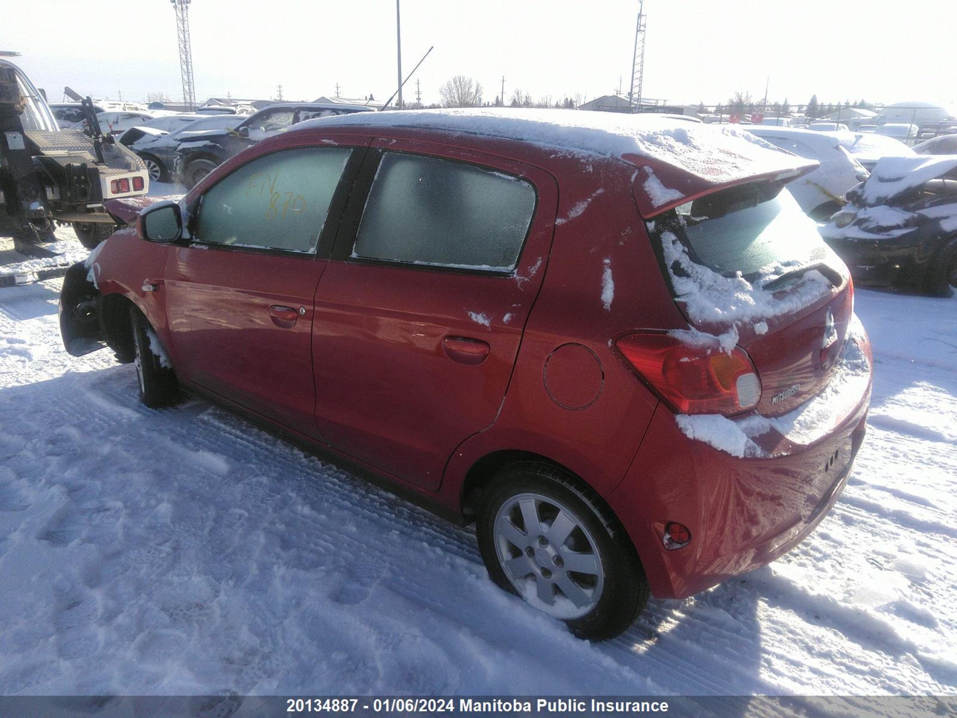 Photo 2 VIN: ML32A4HJ0EH015488 - MITSUBISHI MIRAGE 