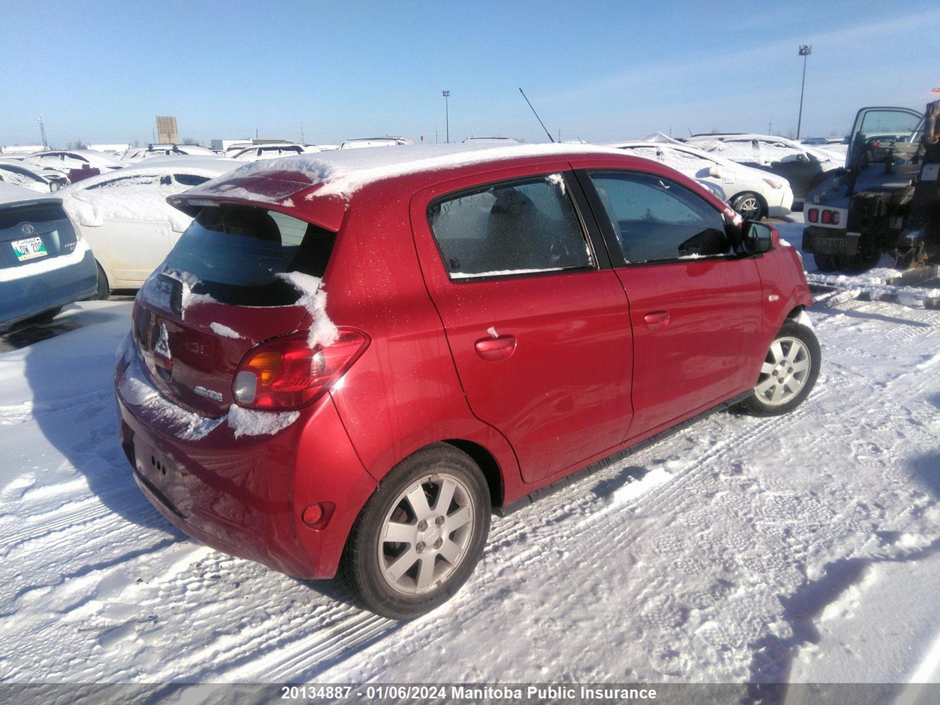 Photo 3 VIN: ML32A4HJ0EH015488 - MITSUBISHI MIRAGE 