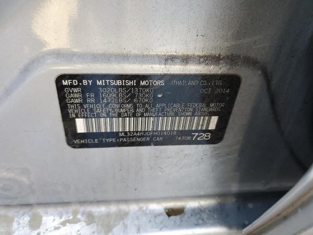 Photo 11 VIN: ML32A4HJ0FH014018 - MITSUBISHI MIRAGE 