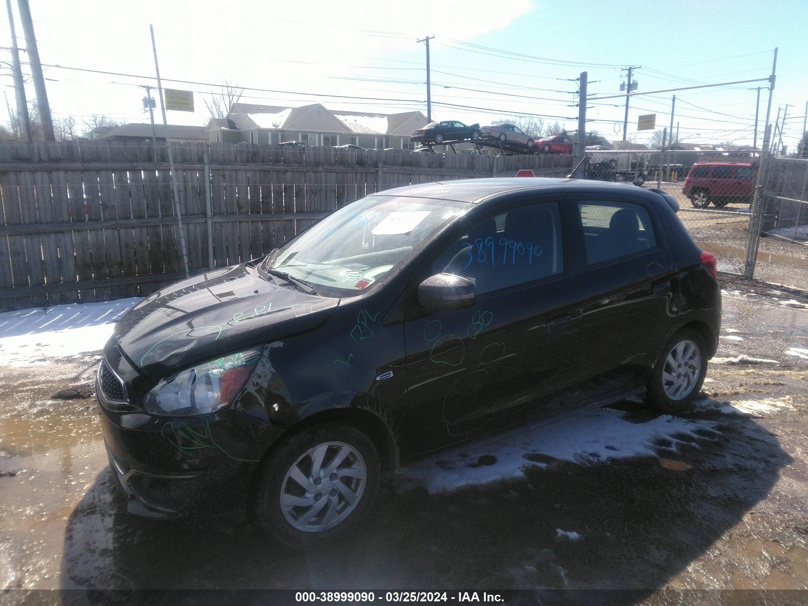 Photo 1 VIN: ML32A4HJ0HH015222 - MITSUBISHI MIRAGE 