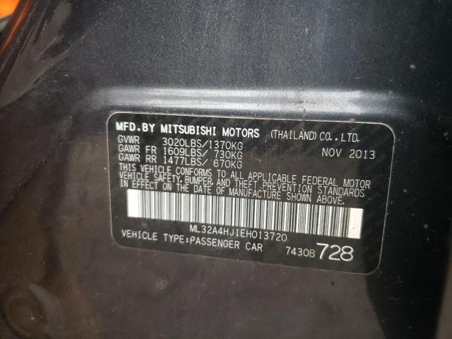 Photo 11 VIN: ML32A4HJ1EH013720 - MITSUBISHI MIRAGE ES 