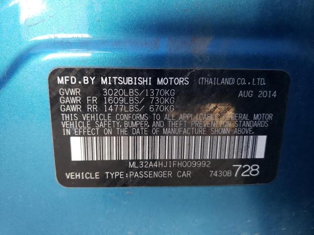 Photo 11 VIN: ML32A4HJ1FH009992 - MITSUBISHI MIRAGE 