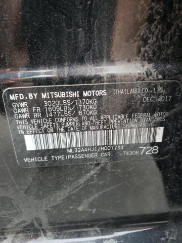 Photo 11 VIN: ML32A4HJ1JH007734 - MITSUBISHI MIRAGE 