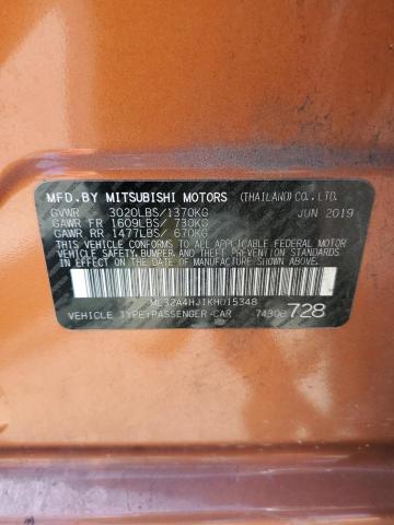 Photo 11 VIN: ML32A4HJ1KH015348 - MITSUBISHI MIRAGE 