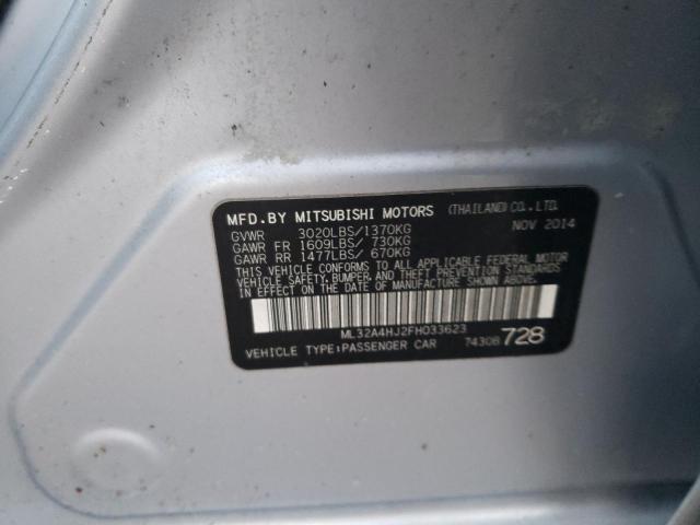 Photo 11 VIN: ML32A4HJ2FH033623 - MITSUBISHI MIRAGE 