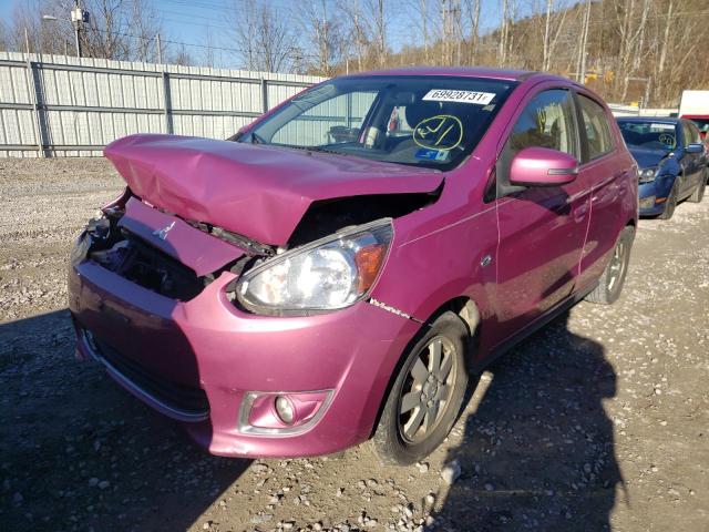 Photo 1 VIN: ML32A4HJ3FH008486 - MITSUBISHI MIRAGE ES 