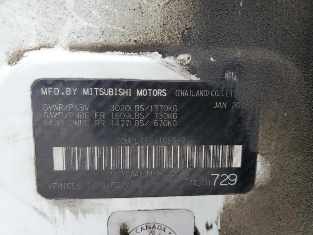 Photo 11 VIN: ML32A4HJ4EH020046 - MITSUBISHI MIRAGE 